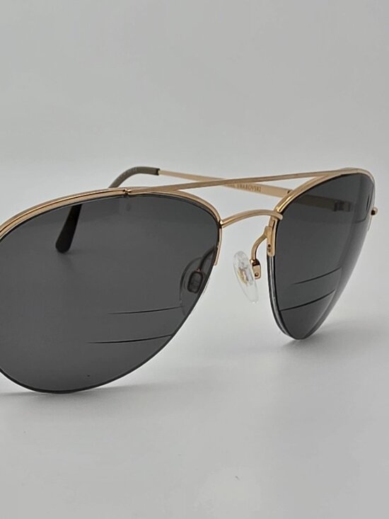 Daniel Swarovski S601 20 6051 23 KT GP Gold Aviator Sunglasses FRAME ONLY 58mm main image 7